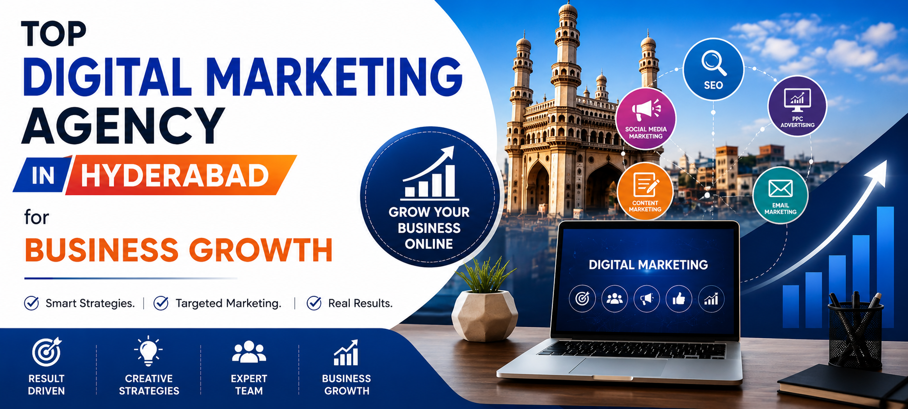 Top Digital Marketing Agency in Hyderabad for Business Growth